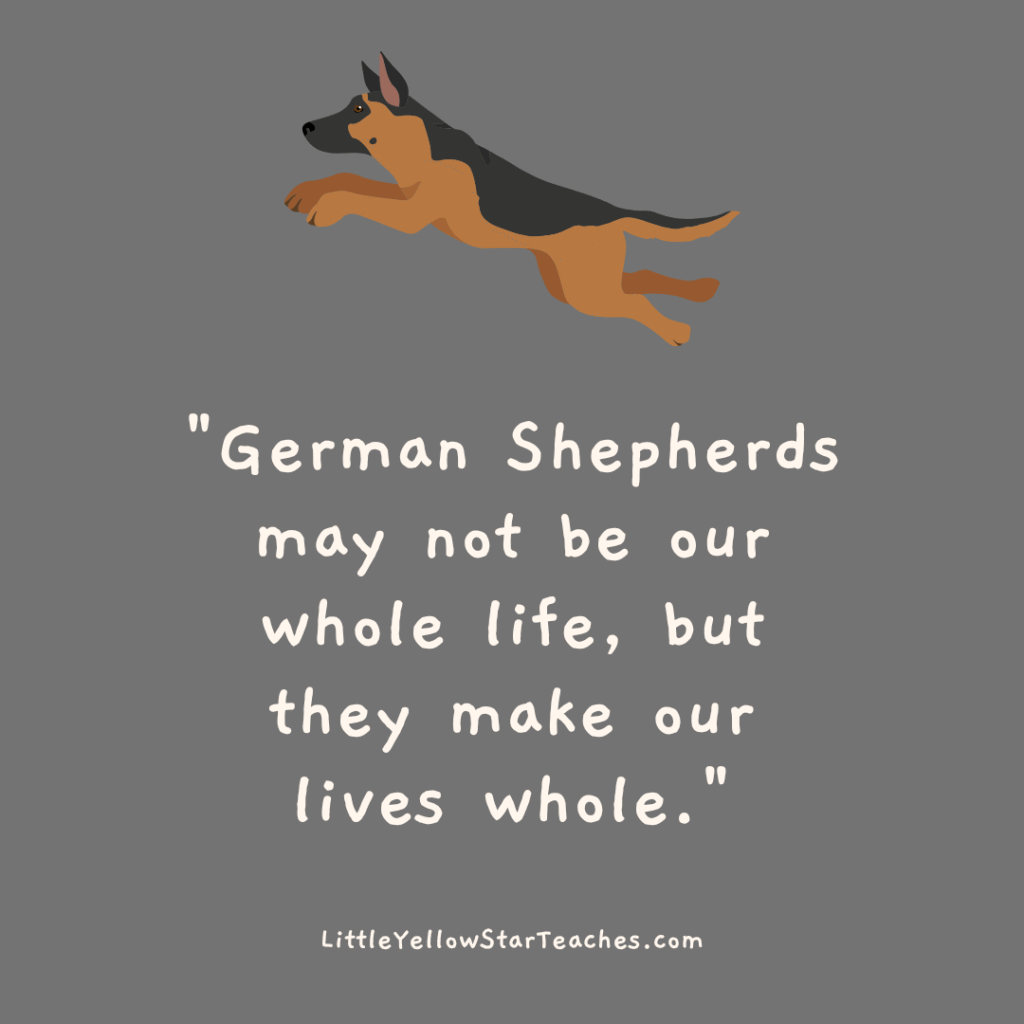 German Shepherd Quotes for Kids