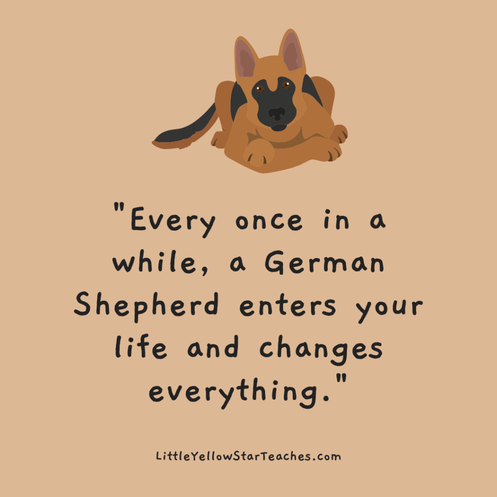 German Shepherd Quotes for Kids