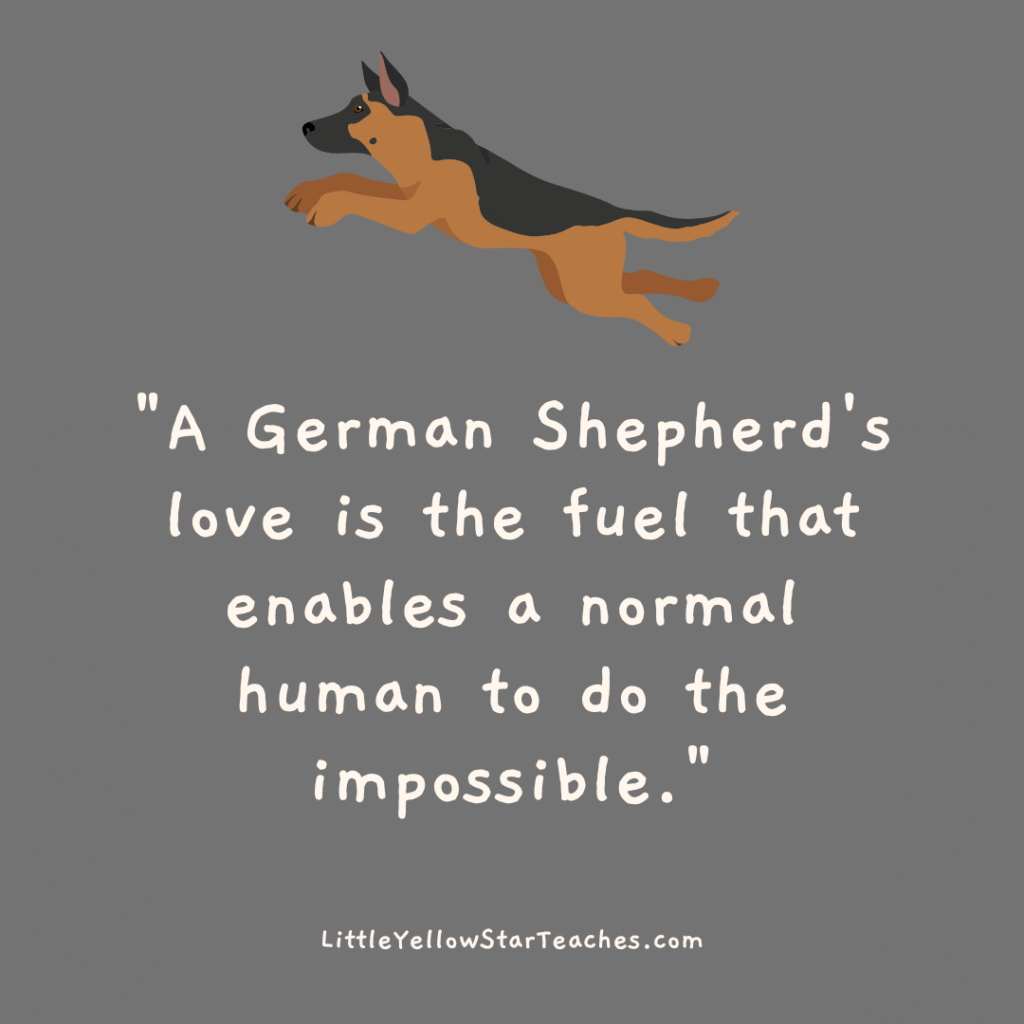 German Shepherd Quotes for Kids