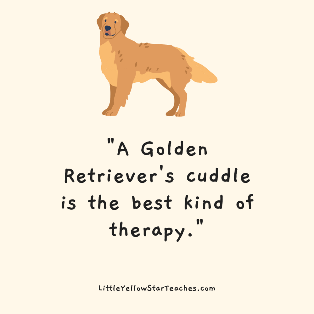 Golden Retriever Quotes for Kids