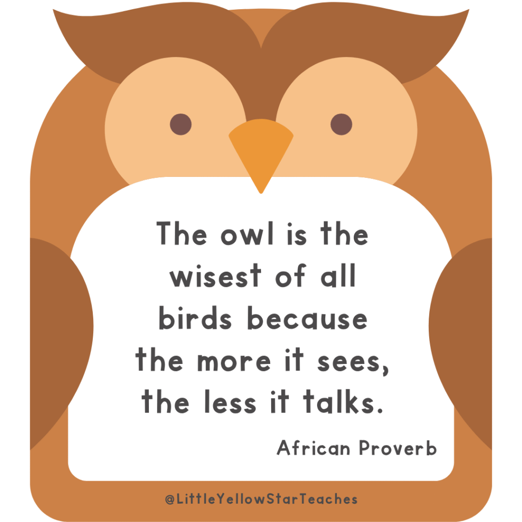 Owl Quotes for Kids