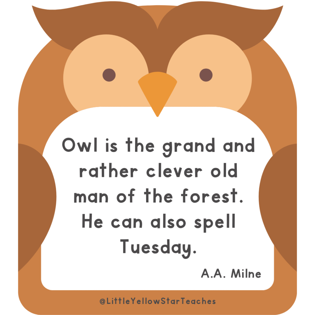 Owl Quotes for Kids