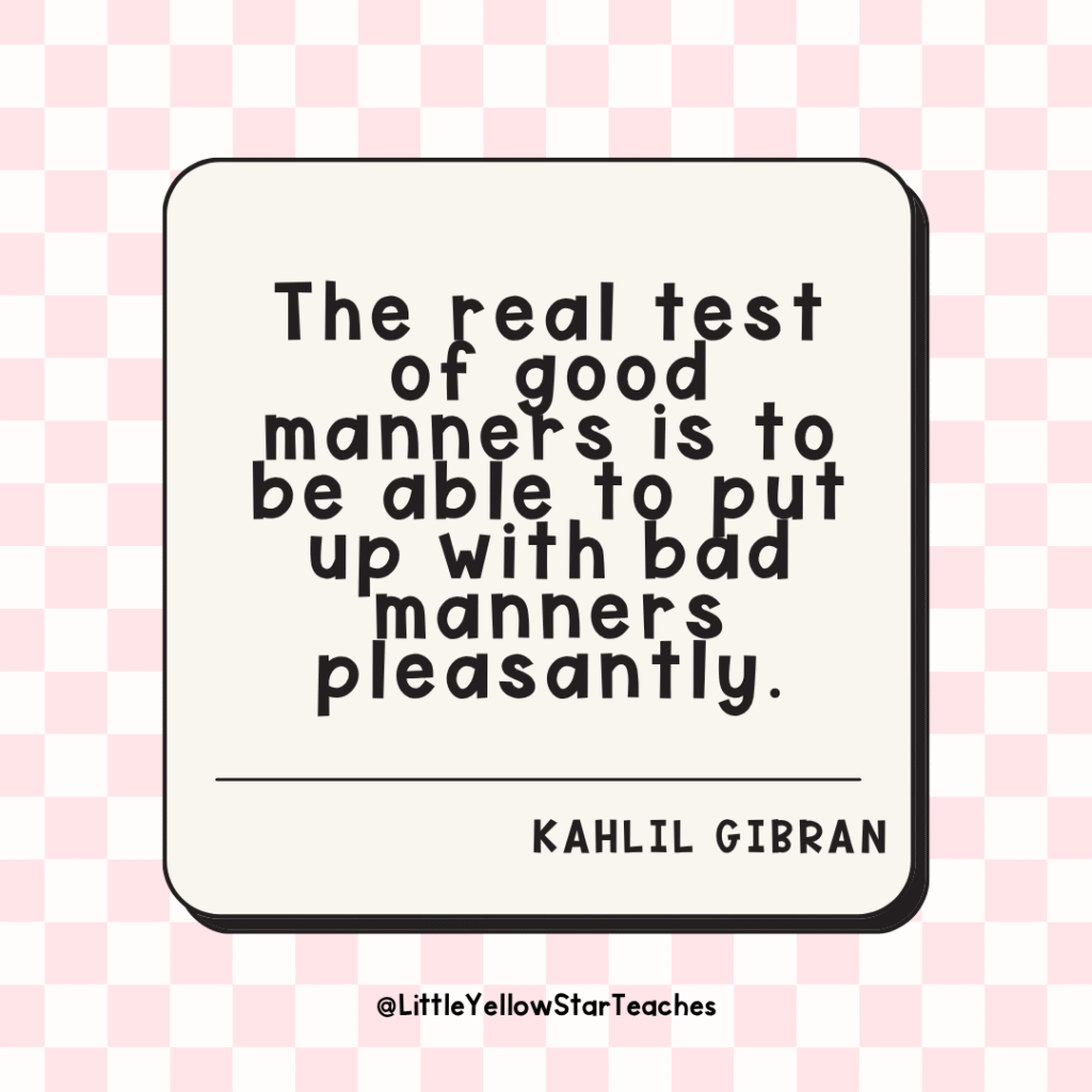 Polite Quotes for Kids