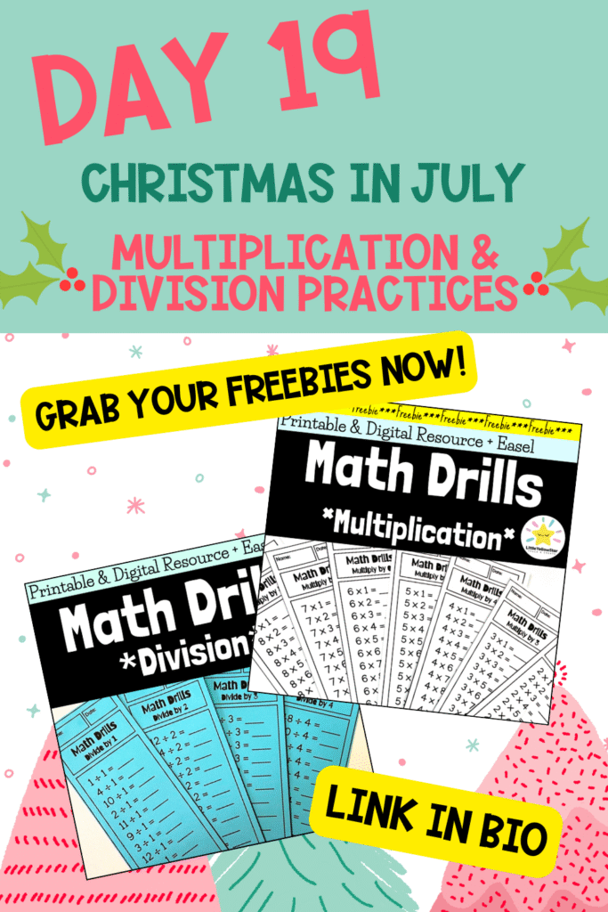 Day 19 - Christmas In July Free Teaching Resources for Teachers