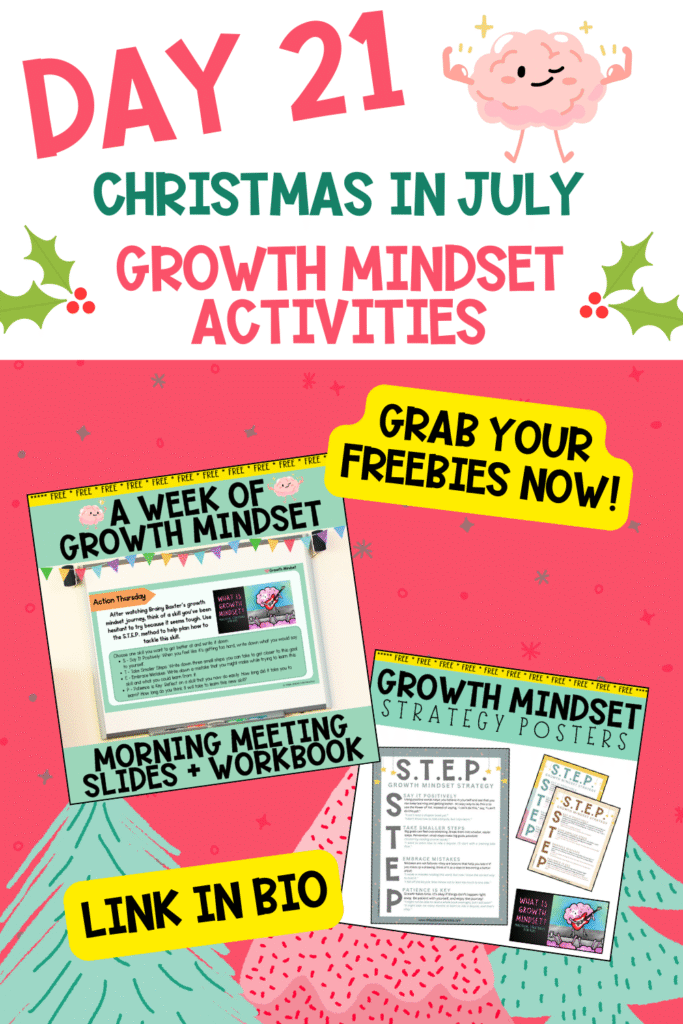 Day 21 - Christmas In July Free Teaching Resources for Teachers