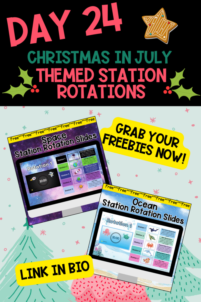 Day 24 - Christmas In July Free Teaching Resources for Teachers