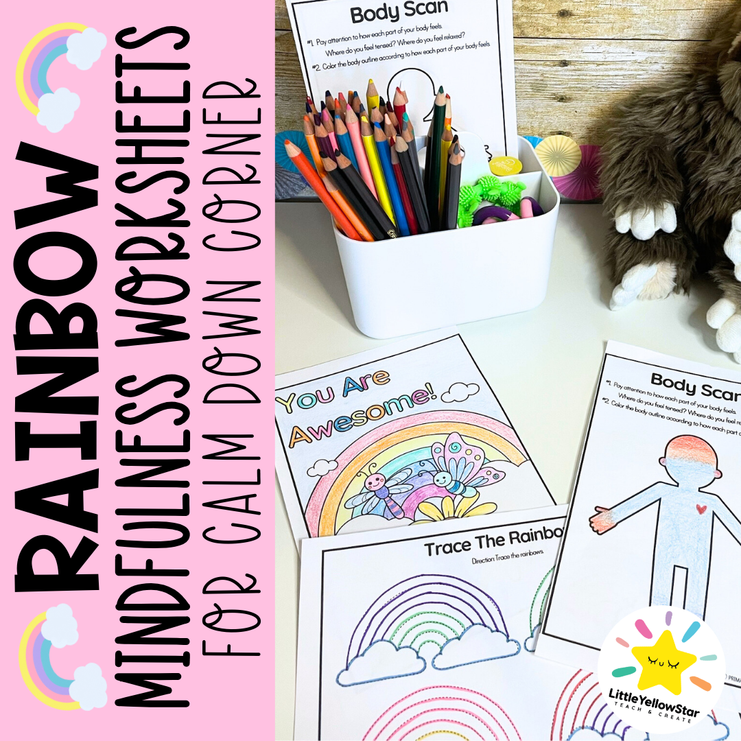 Rainbow Mindfulness Worksheet