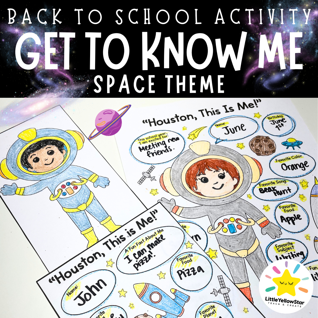 Space Get To Know Me Activities