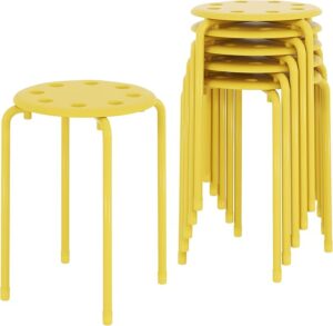 Yellow Stackable Stools