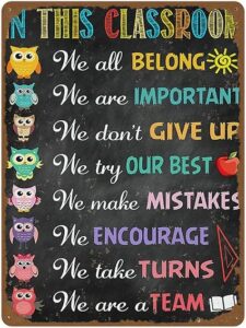 Owl Classroom Sign