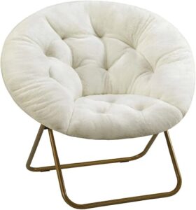 White Saucer Chair