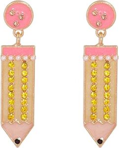 Pencil Drop Earrings