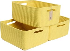Yellow Woven Baskets