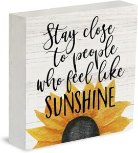 Sunflower Tabletop Sign