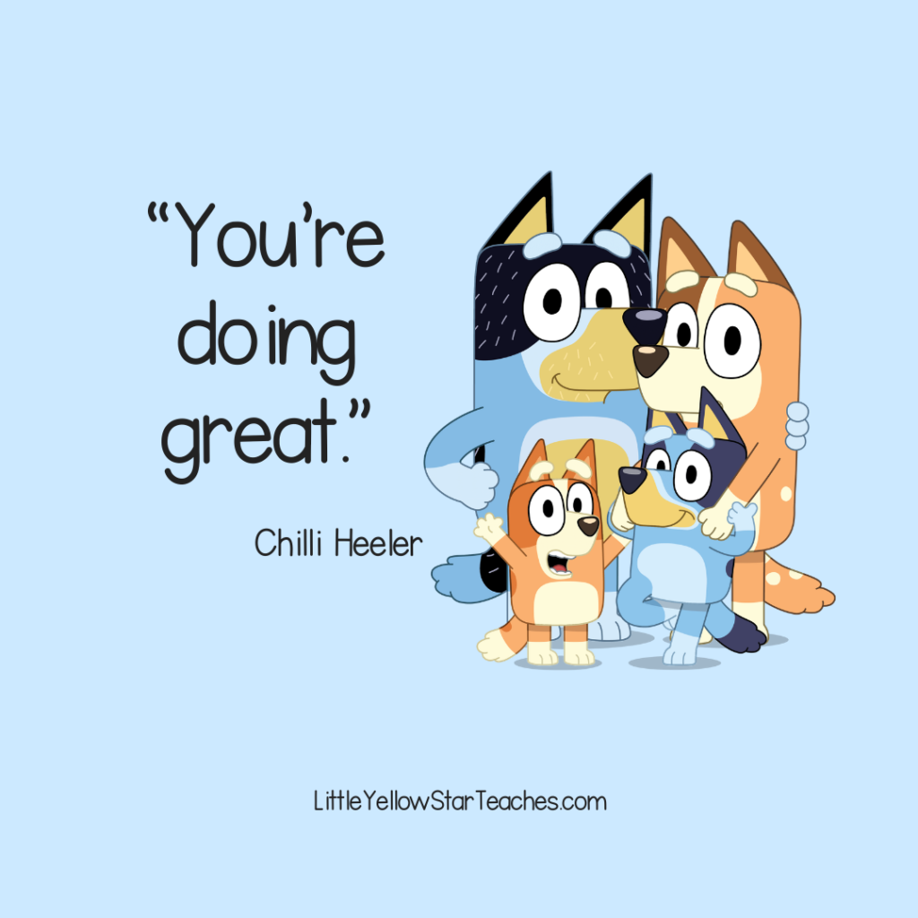 Bluey Quotes for Kids