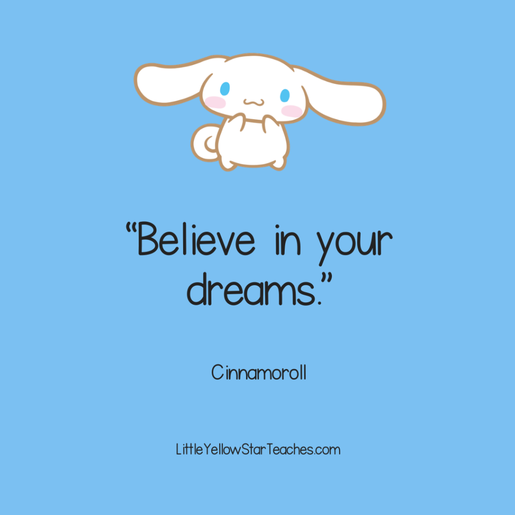 Cinnamoroll Quotes for Kids