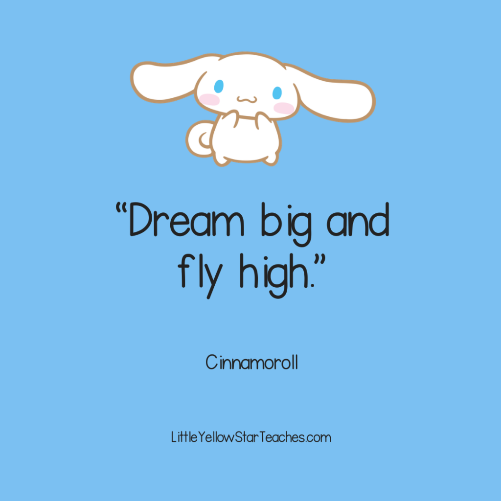 Cinnamoroll Quotes for Kids