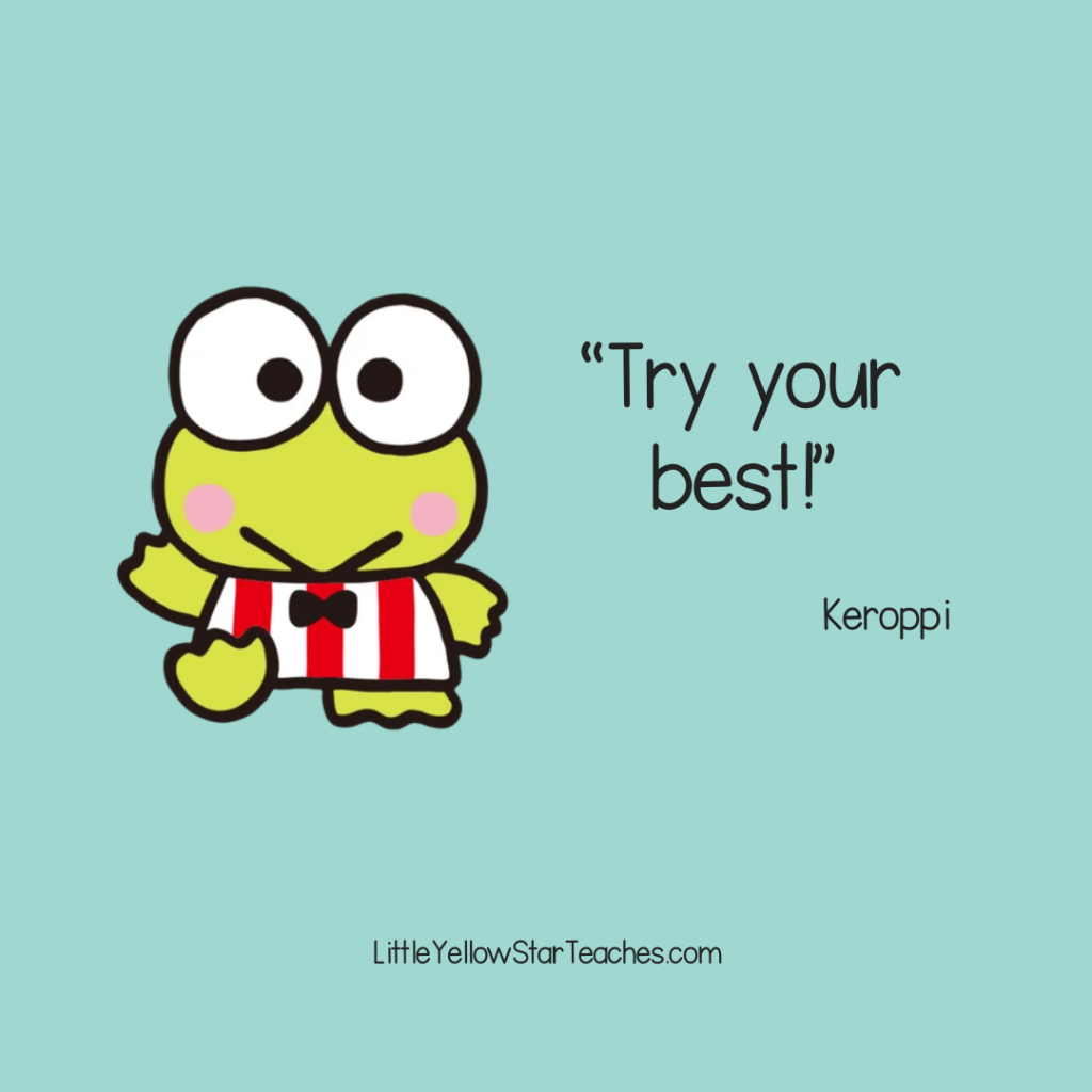 Keroppi Quotes for Kids