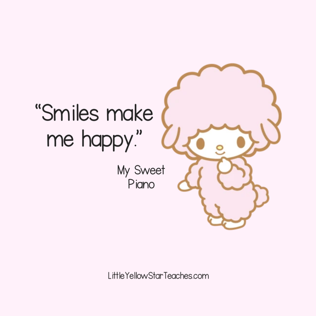 My Sweet Piano Quotes for Kids