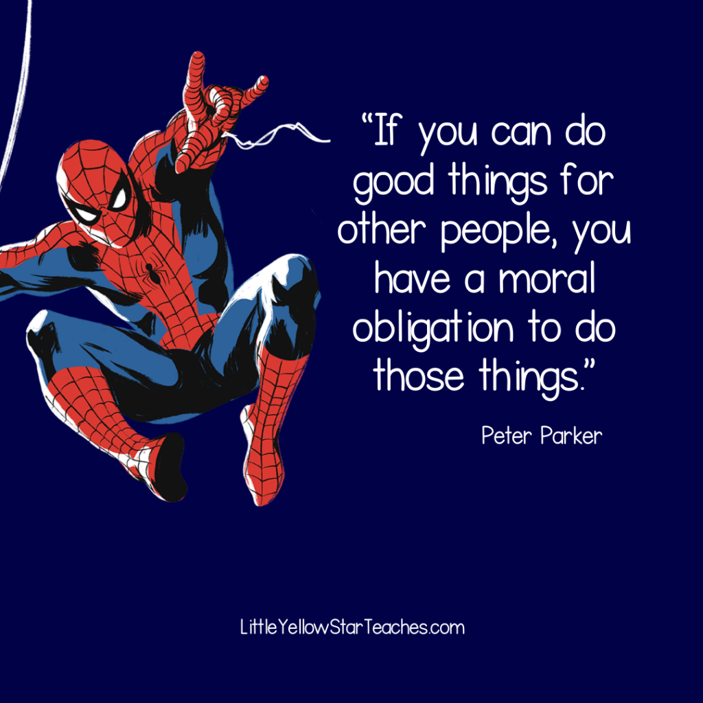 Spiderman Quotes for Kids