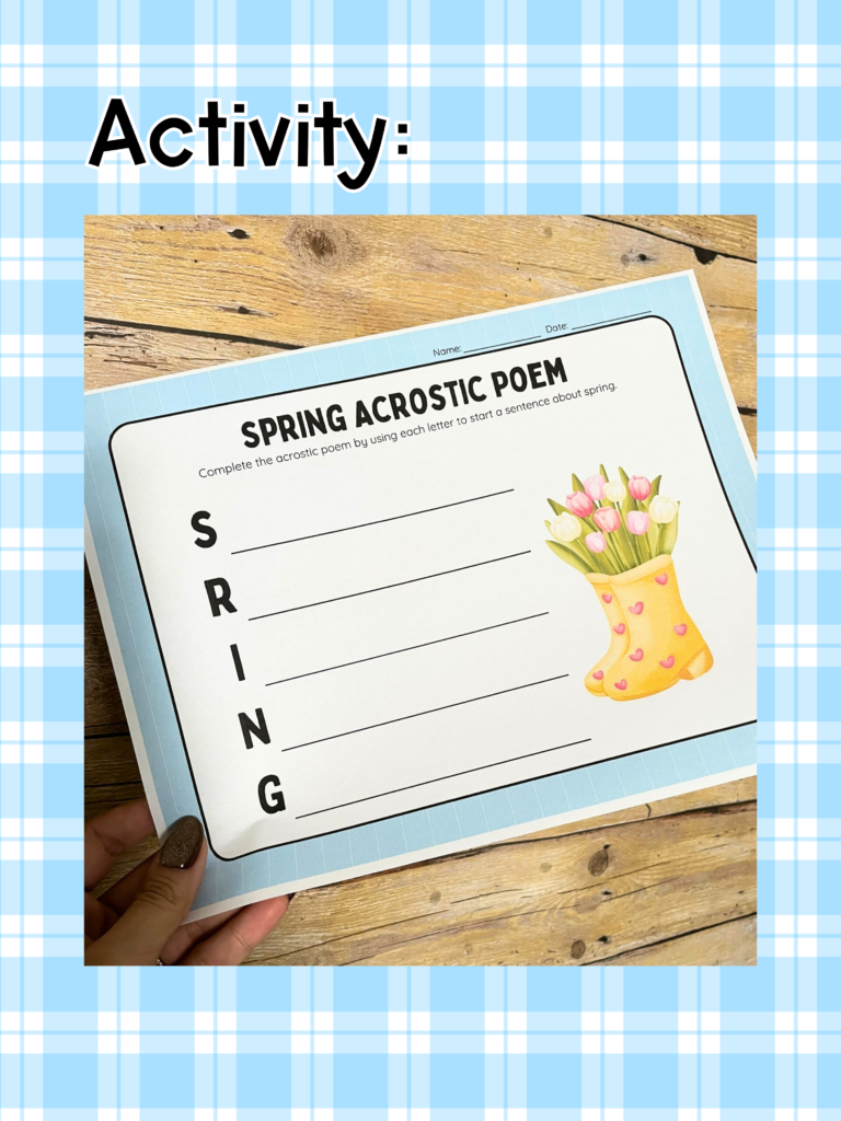 Spring Read Aloud Lesson