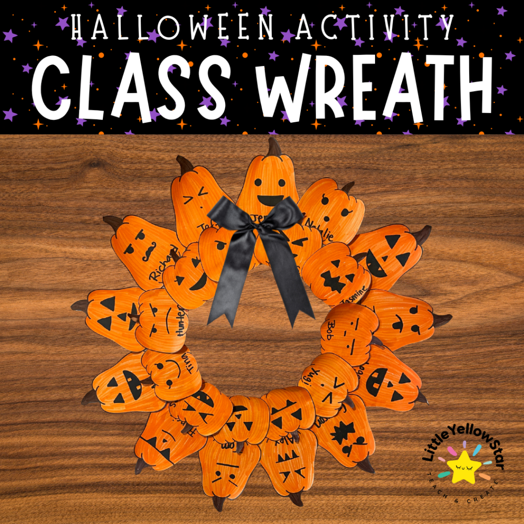 Halloween Classroom Wreath