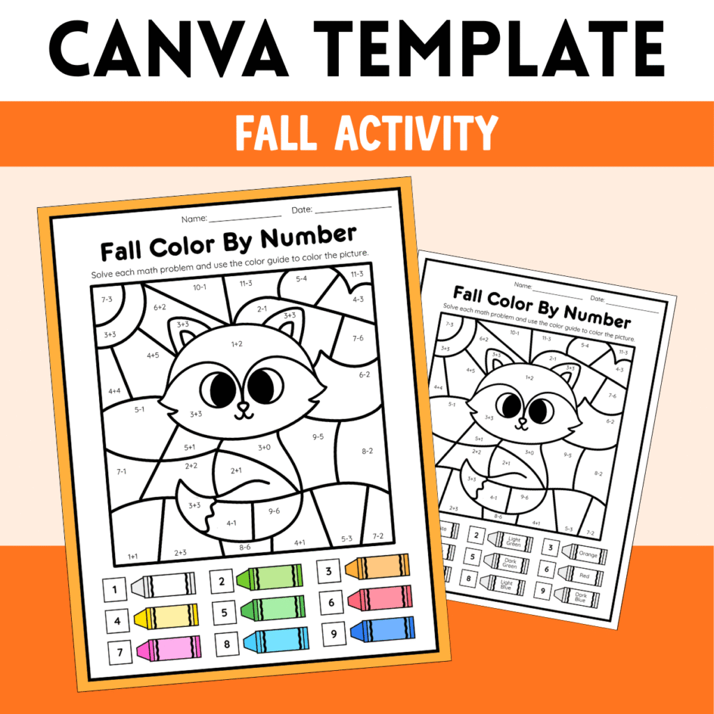 Fall Math Activity