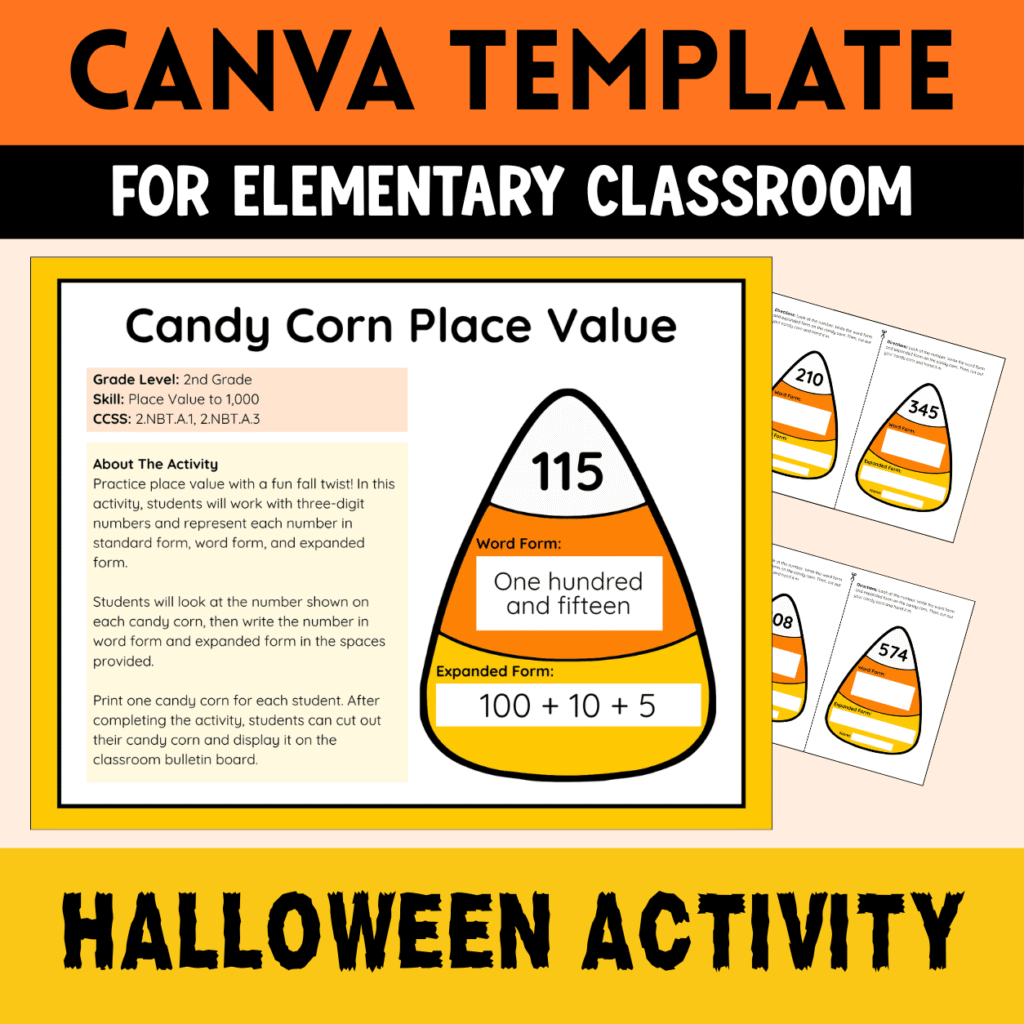 Halloween Math Activity