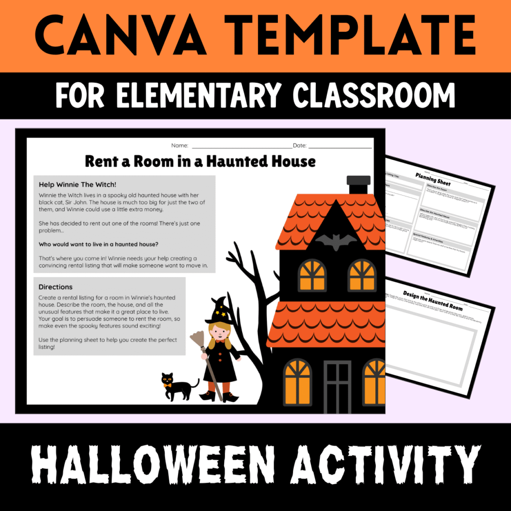 Halloween Writing Activity for Kids