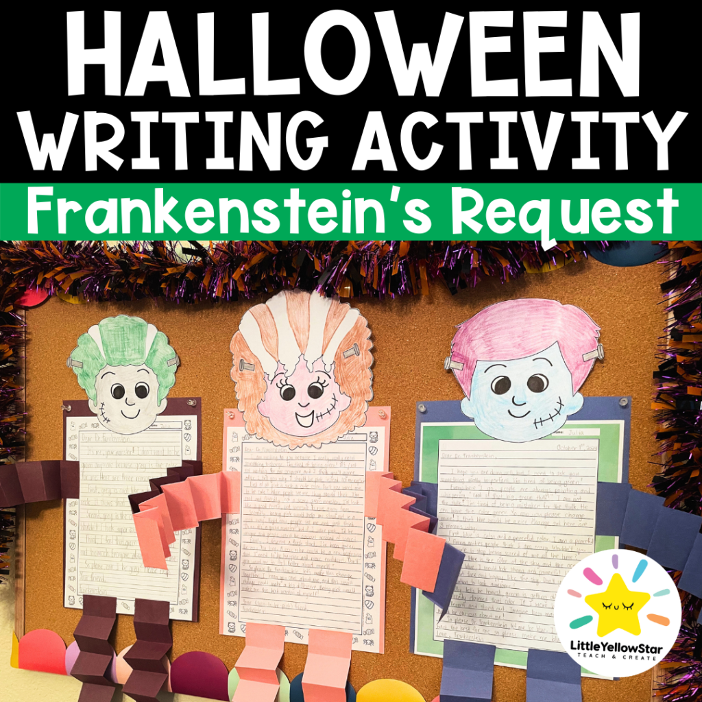 Halloween Writing Activity - Frankenstein's Request