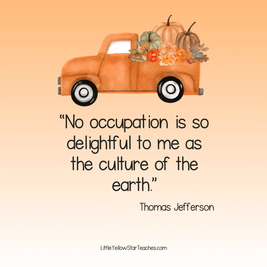 Harvest quotes for kids