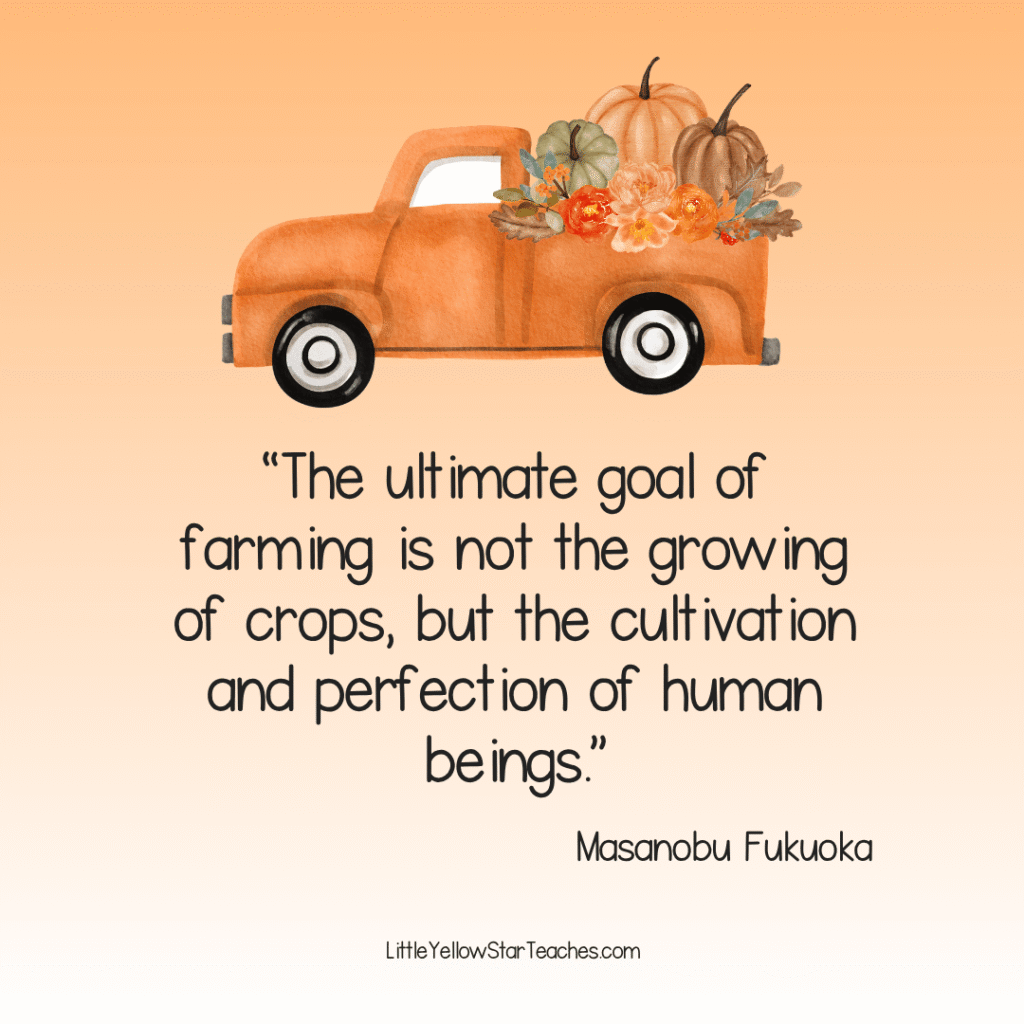 Harvest quotes for kids