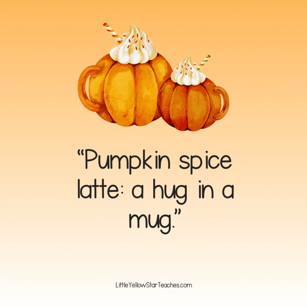 Pumpkin Spice Quotes for Kids