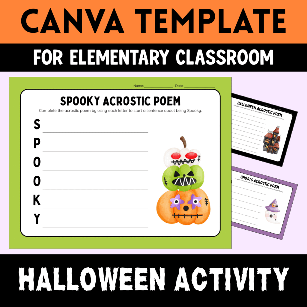 Halloween Acrostic Poems