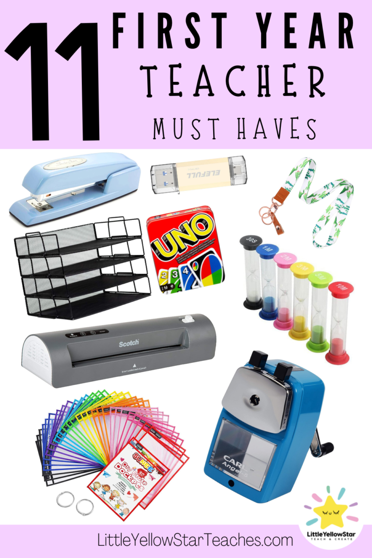 11 Classroom Essential First Year Teacher Must Haves That Won’t Break ...