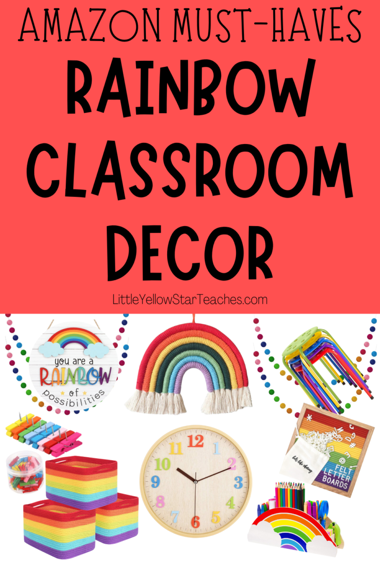 Rainbow Classroom Decor Teacher Amazon Must Haves