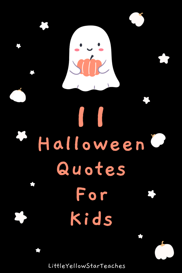 11 Spooky And Fun Halloween Quotes For Kids Littleyellowstar