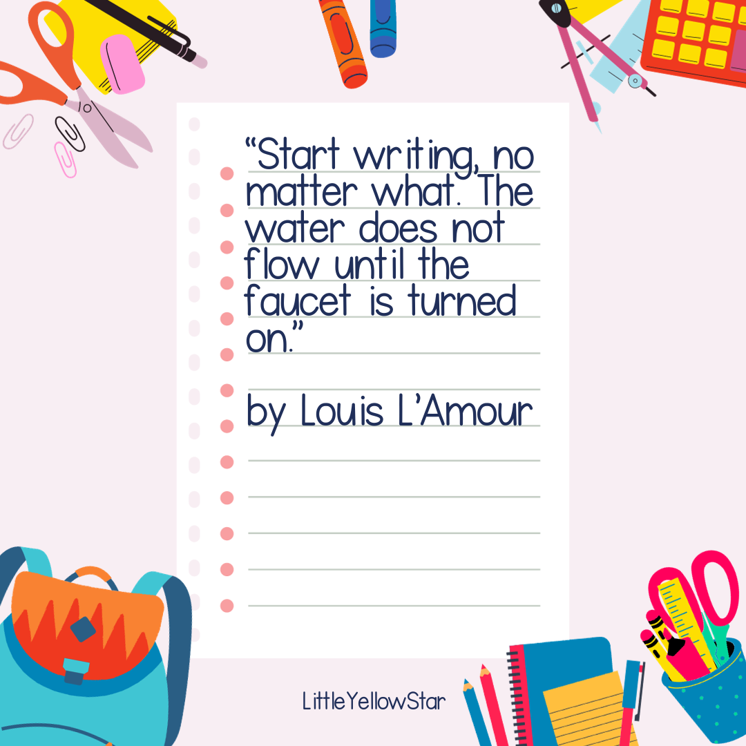 11 Writing Quotes For Kids LittleYellowStar