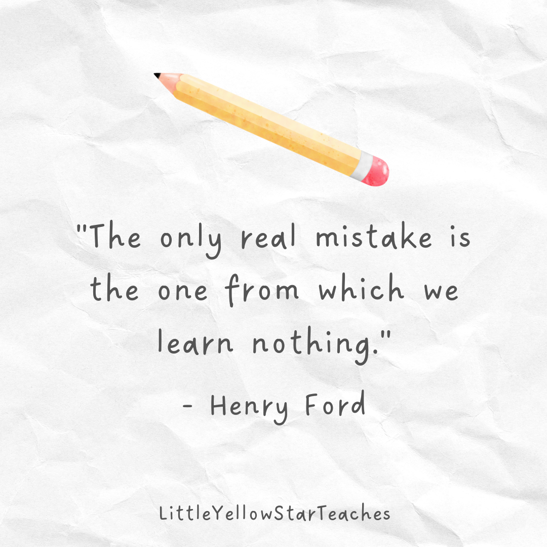 11 Mistake Quotes For Kids - LittleYellowStar