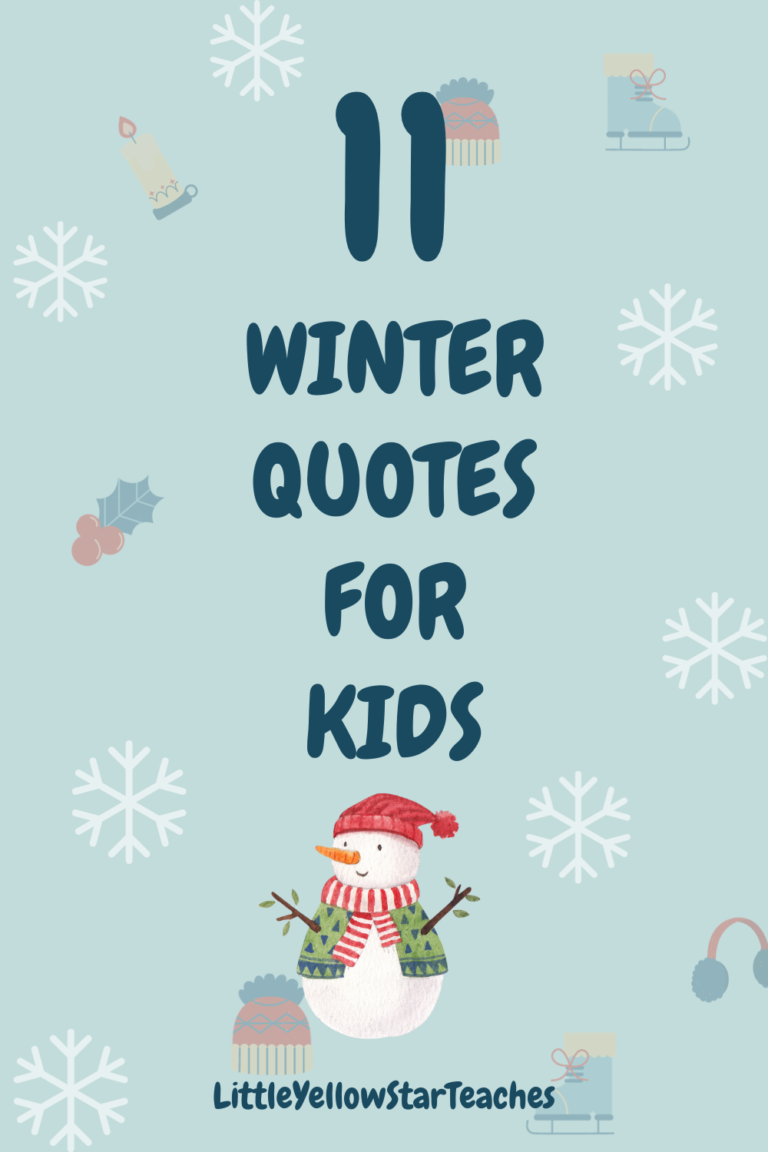 11 Winter Quotes For Kids