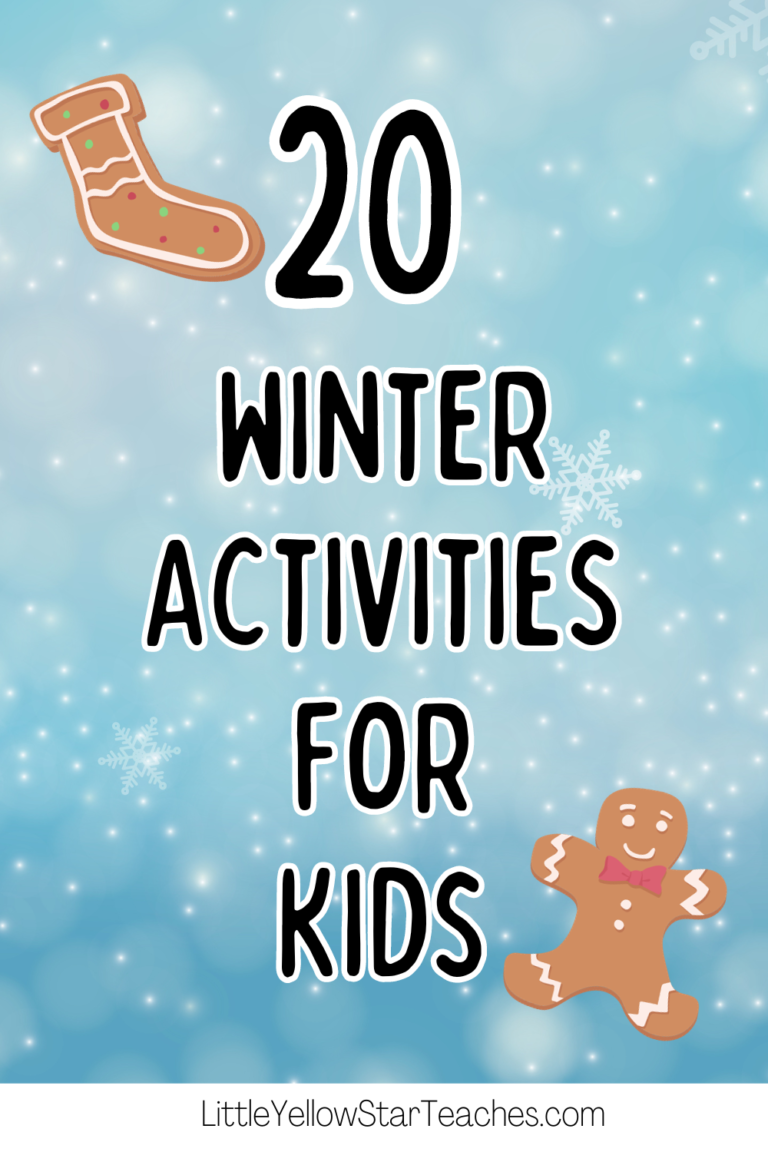 20 Winter Activity Ideas For Kids - LittleYellowStar