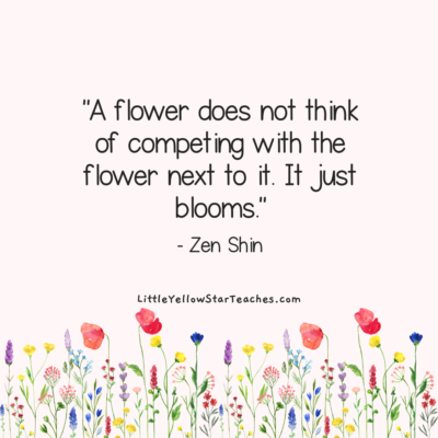 11 Flower Quotes For Kids - LittleYellowStar