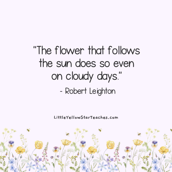 11 Flower Quotes For Kids - LittleYellowStar