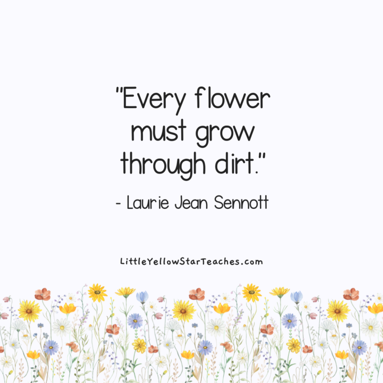 11 Flower Quotes For Kids - LittleYellowStar