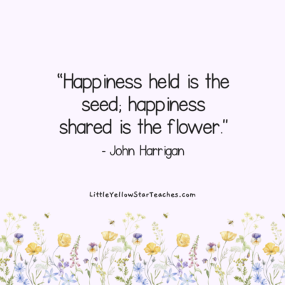 11 Flower Quotes For Kids - LittleYellowStar