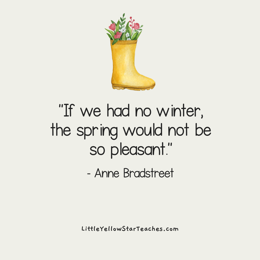 11 Spring Quotes For Kids - LittleYellowStar
