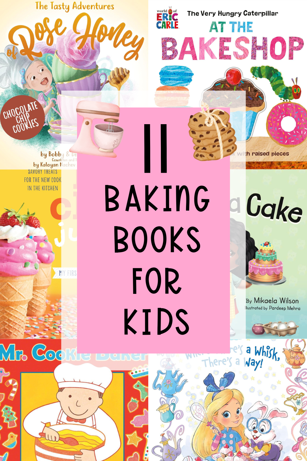 Pin Me! Baking Books For Kids