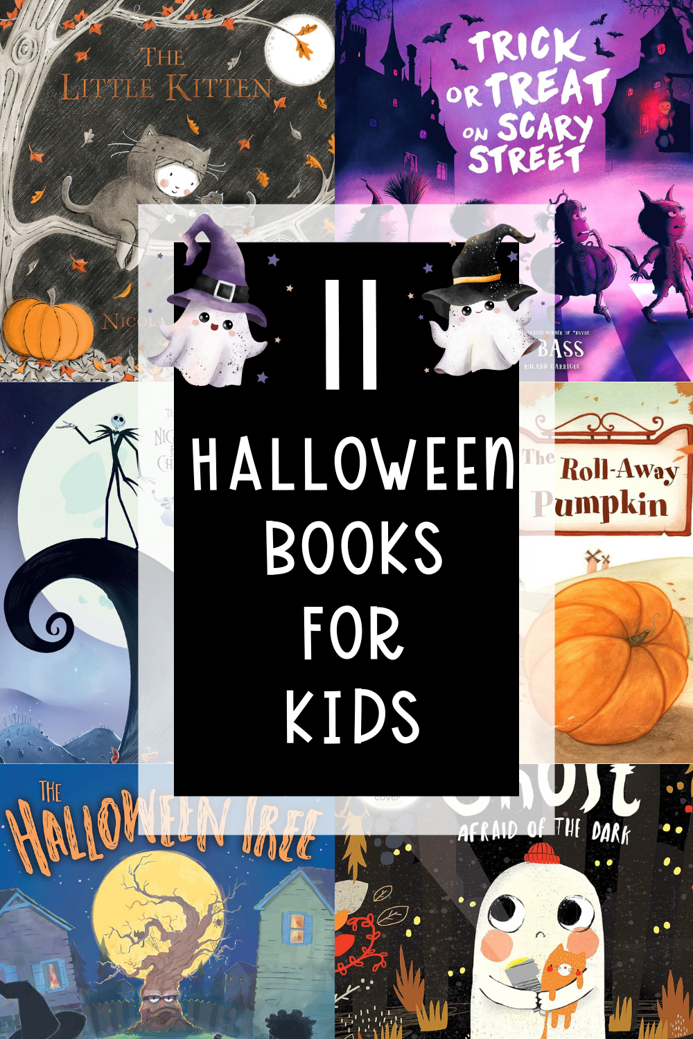 Pin Me! Halloween Books For Kids