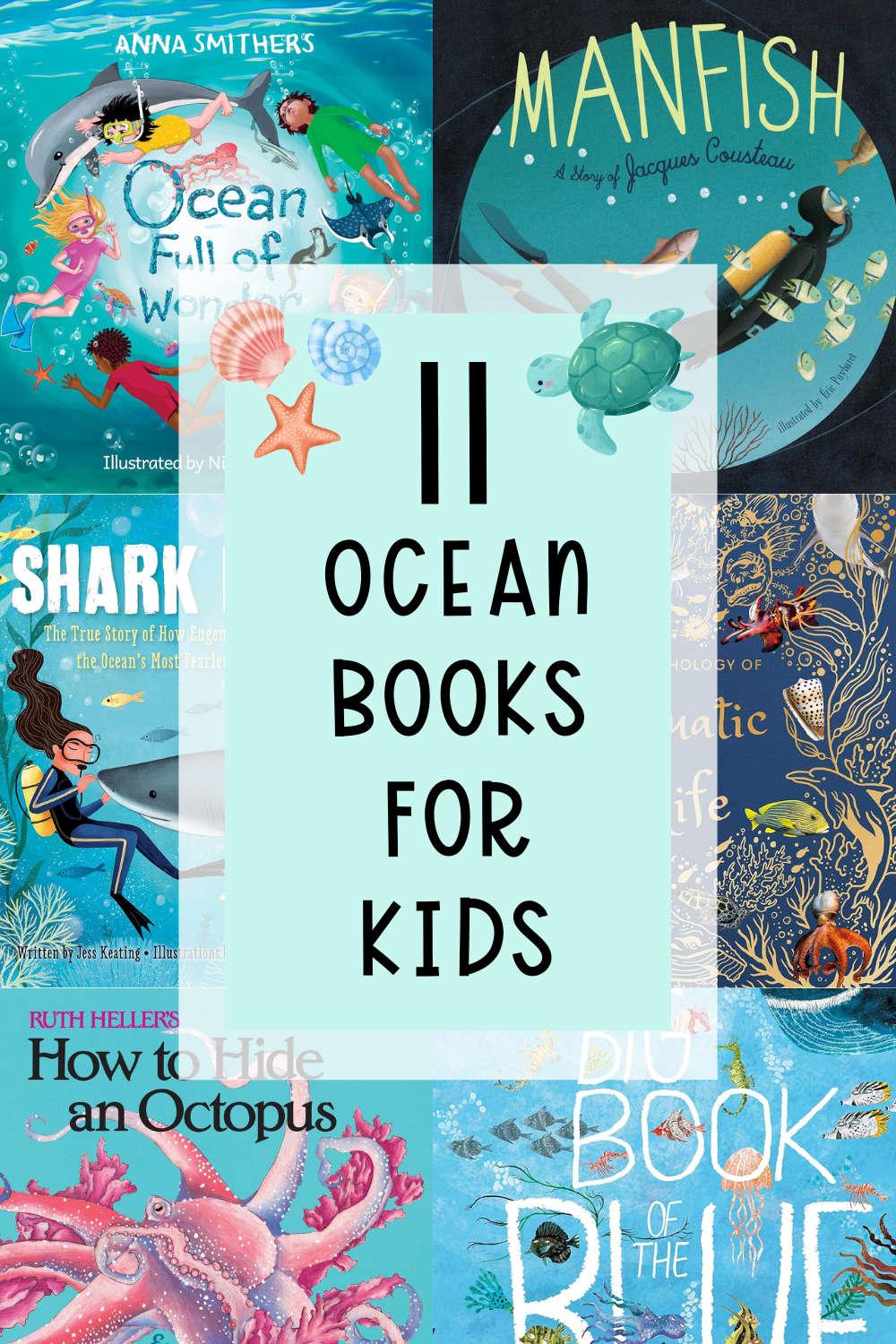 Pin Me! Ocean Books For Kids