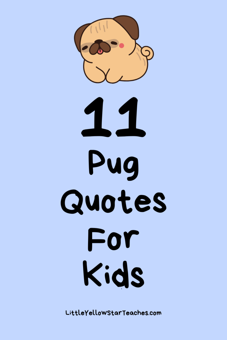 Pug Quotes for Kids